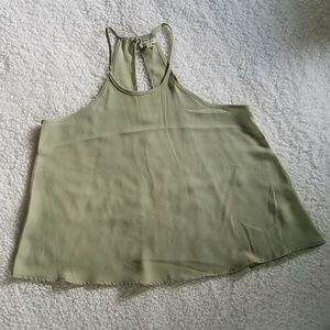 Pastel green tank top